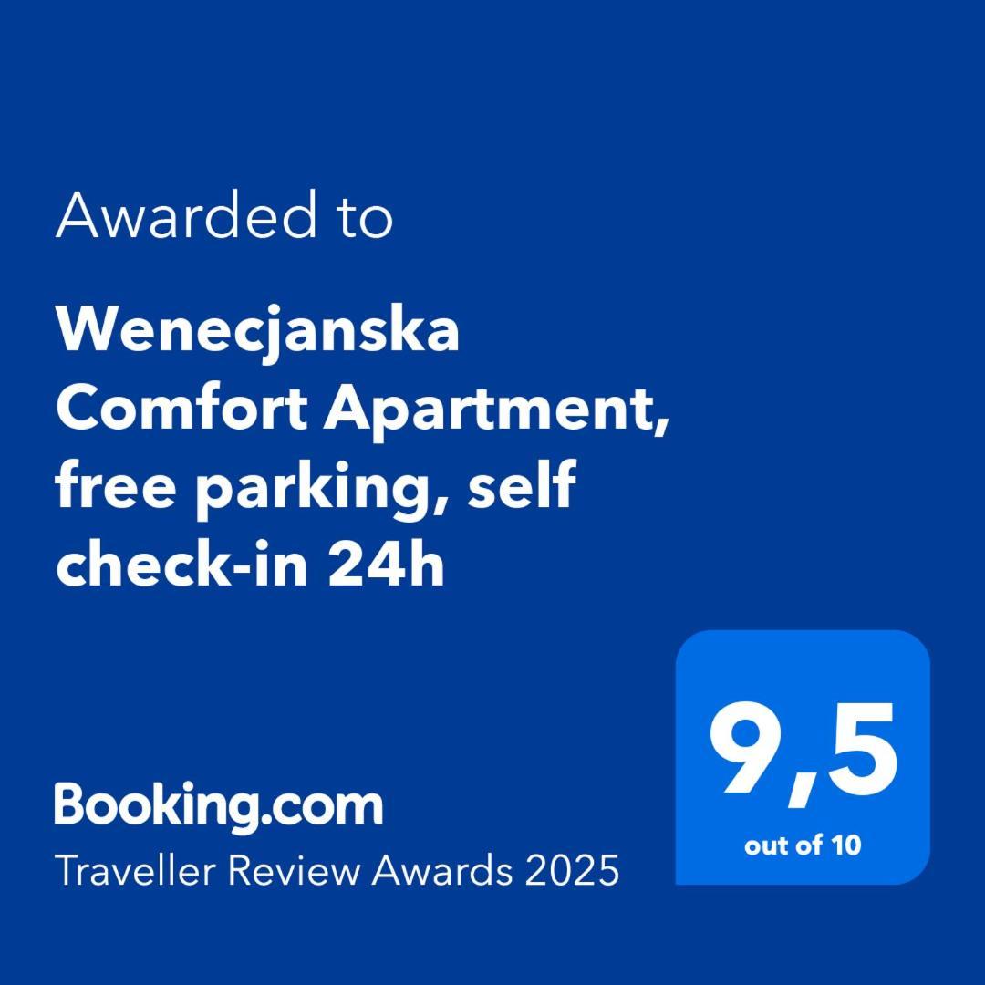 Leilighet Wenecjanska Comfort Apartment, Free Parking, Self Check-in 24h *